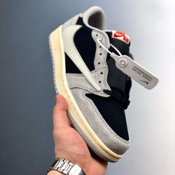 (Free Shipping)Travis Scott x Air Jordan 1 Low OG DM7866-010