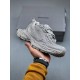 (Free Shipping)MEN'S 3XL SNEAKER WITH RHINESTONES IN LIGHT GREY