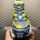 (Free Shipping)MEN'S RUNNER 2.0 SNEAKER IN WHITE/YELLOW/BLUE