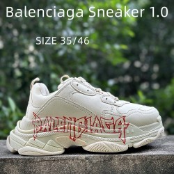 (Free Shipping)Balenciaga.Track.1.0 White