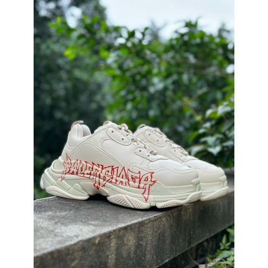 (Free Shipping)Balenciaga.Track.1.0 White