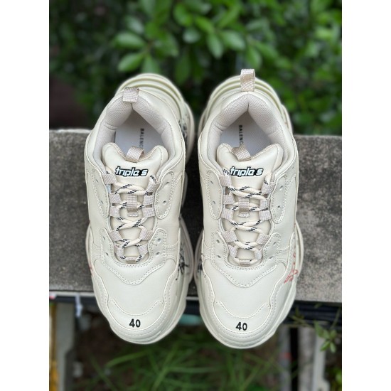 (Free Shipping)Balenciaga.Track.1.0 White