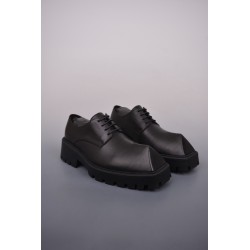 (Free Shipping)Balenciaga Rhino Derby Black