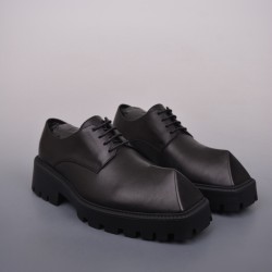 (Free Shipping)Balenciaga Rhino Derby Black