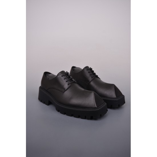 (Free Shipping)Balenciaga Rhino Derby Black