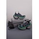 (Free Shipping)Balenciaga Cargo Sneaker Green Blue