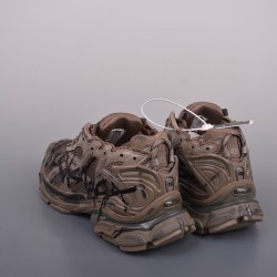 (Free Shipping)Balenciaga Triple S Sneake Brown