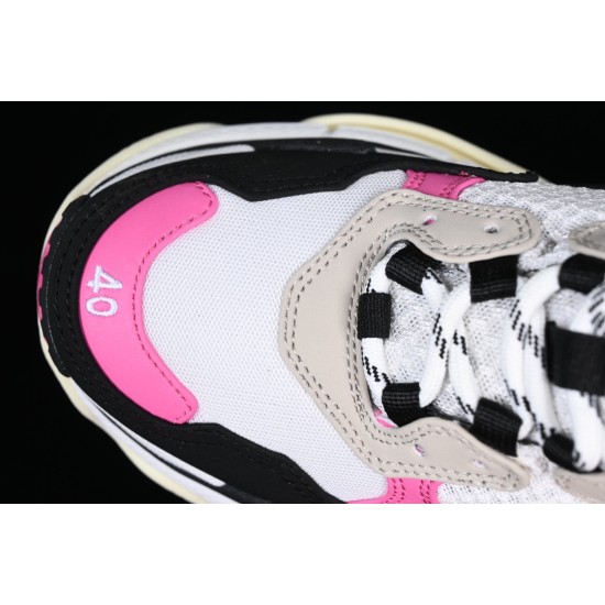 (Free Shipping)Balenciaga Triple S Sneake Pink