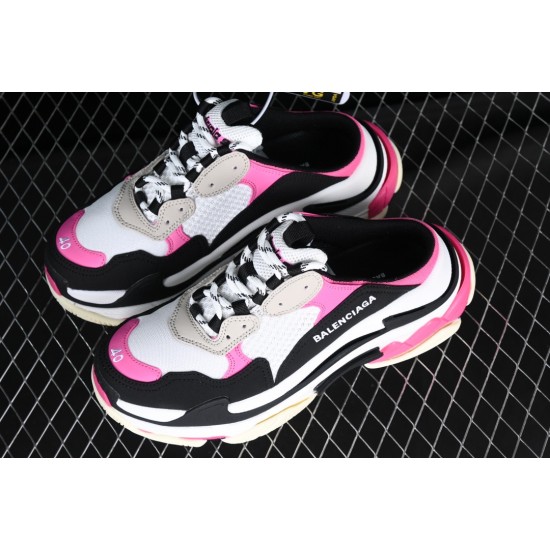 (Free Shipping)Balenciaga Triple S Sneake Pink