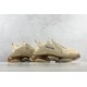 (Free Shipping)Balenciaga Triple S Clear Sole Beige