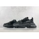 (Free Shipping)Balenciaga Triple S Clear Sole Black