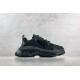 (Free Shipping)Balenciaga Triple S Clear Sole Black