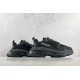 (Free Shipping)Balenciaga Triple S Clear Sole Black