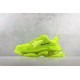 (Free Shipping)Balenciaga Triple S Clear Sole Fluo Yellow