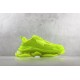 (Free Shipping)Balenciaga Triple S Clear Sole Fluo Yellow