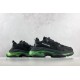 (Free Shipping)Balenciaga Triple S Black Yellow Fluo