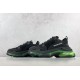 (Free Shipping)Balenciaga Triple S Black Yellow Fluo