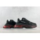 (Free Shipping)Balenciaga Triple S Clear Sole Neon Pink