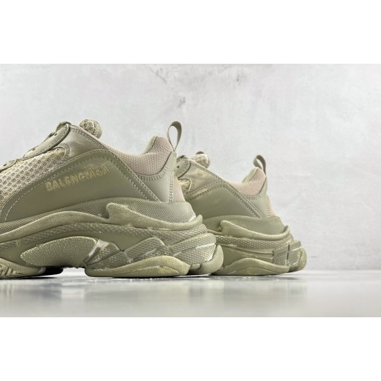 (Free Shipping)Balenciaga Triple S Faded Beige