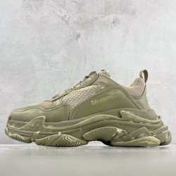 (Free Shipping)Balenciaga Triple S Faded Beige