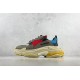 (Free Shipping)Balenciaga Triple S Grey Red Blue (2018 Reissue)