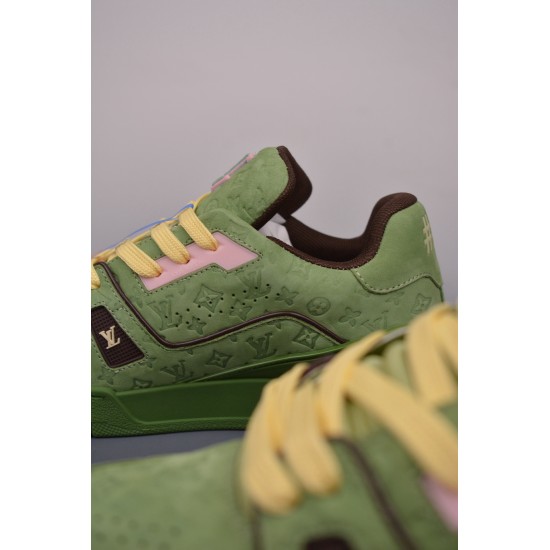 (Free Shipping)(5% off discount:WUKE5)Tyler x Louis VuittonTrainer Sneaker Green