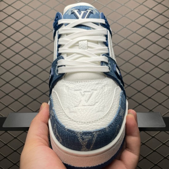 (Free Shipping)Louis Vuitton Trainer Sneaker 1AC2AM