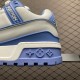 (Free Shipping)Louis Vuitton Trainer Maxi White 1ACPQY