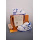 (Free Shipping)Louis Vuitton Trainer Maxi Light Blue