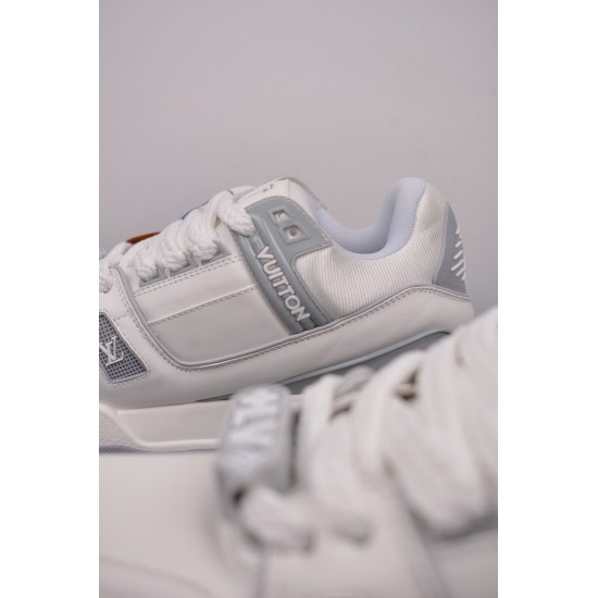 (Free Shipping)Louis Vuitton Trainer Maxi Grey