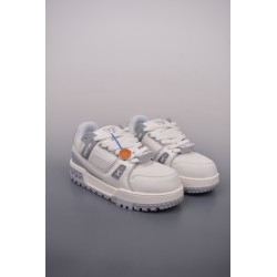 (Free Shipping)Louis Vuitton Trainer Maxi Grey