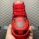 (Free Shipping)Louis Vuitton LV Trainer Sneaker Damier Pop Red