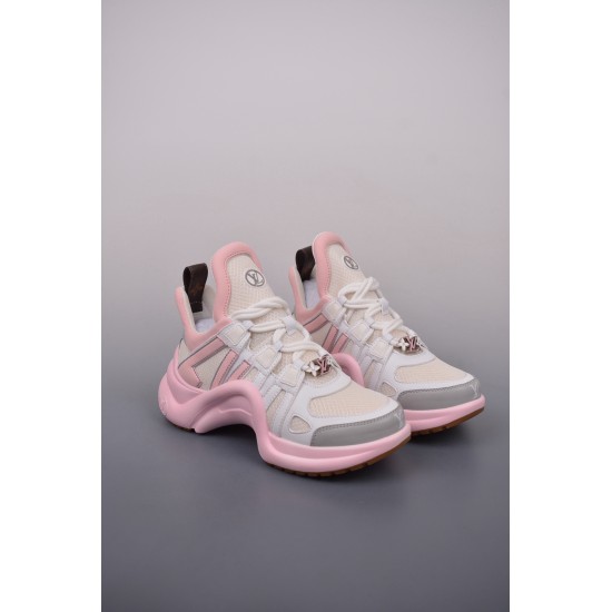 (Free Shipping)Louis Vuitton Archlight Sneaker Pink