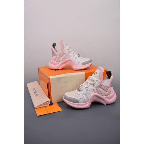 (Free Shipping)Louis Vuitton Archlight Sneaker Pink