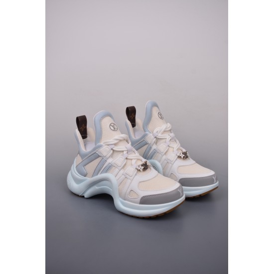 (Free Shipping)Louis Vuitton Archlight Sneaker Light Blue