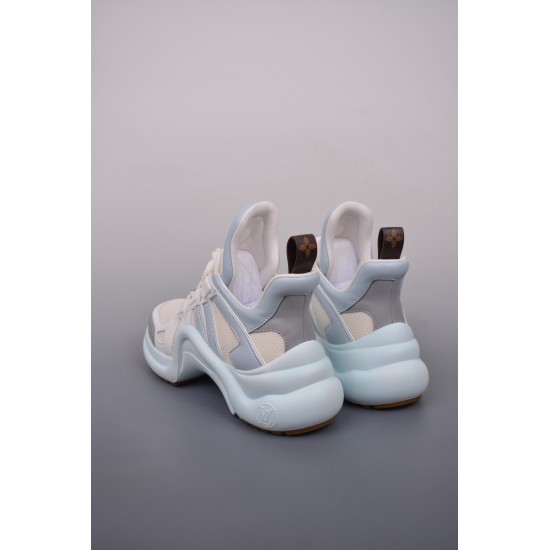 (Free Shipping)Louis Vuitton Archlight Sneaker Light Blue