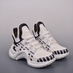 (Free Shipping)Louis Vuitton Archlight Sneaker Black White