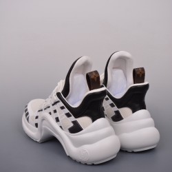 (Free Shipping)Louis Vuitton Archlight Sneaker Black White