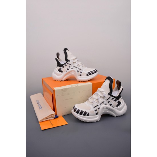 (Free Shipping)Louis Vuitton Archlight Sneaker Black White