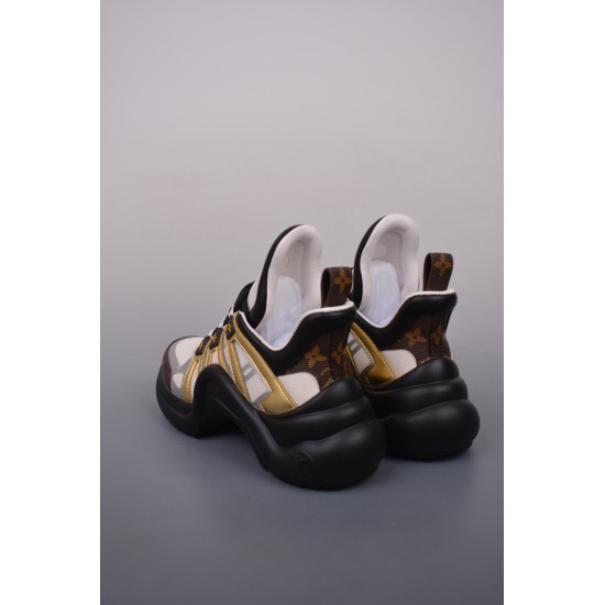 (Free Shipping)Louis Vuitton Archlight Sneaker Glod