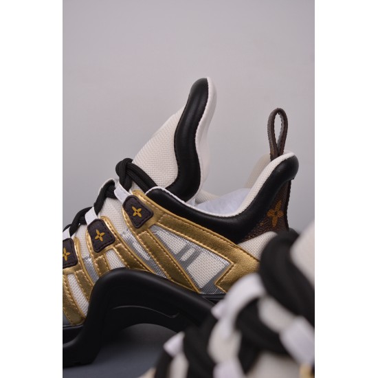 (Free Shipping)Louis Vuitton Archlight Sneaker Glod