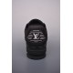 (Free Shipping)Louis Vuitton Trainer Black Embossed Monogram