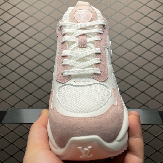 (Free Shipping)Louis Vuitton Run Away Sneaker Pink