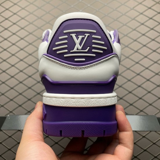 (Free Shipping)Louis Vuitton Trainer Maxi Purple