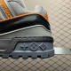 (Free Shipping)Louis Vuitton Trainer Maxi Grey Orange