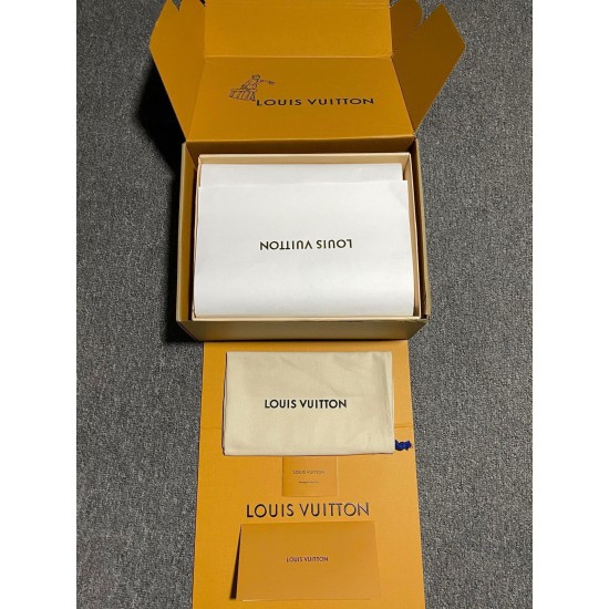 (Free Shipping)Louis Vuitton Trainer Maxi Grey Orange