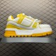 (Free Shipping)Louis Vuitton Trainer Maxi Grey Yellow