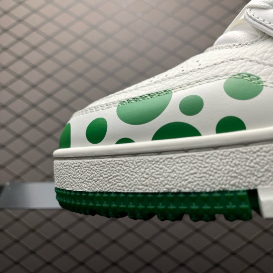 (Free Shipping)Louis Vuitton LV Trainer Yayoi Kusama Green White