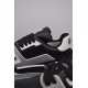 (Free Shipping)Louis Vuitton LV Trainer Black Grey White