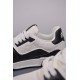 (Free Shipping)Louis Vuitton LV Trainer #54 Black White